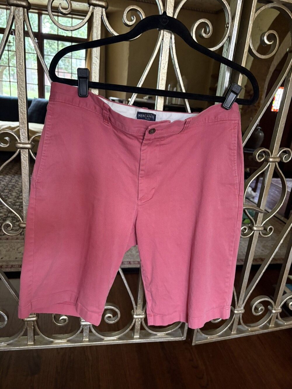 J. CREW NANTUCKET RED MERCANTILE FLEX SHORTS MENS 34